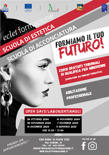 Locandina Open Day Laborientiamoci con date Sabato 26 ottobre 2024

Sabato 16 novembre 2024

Sabato 30 novembre 2024

Sabato 07 dicembre 2024

Sabato 14 dicembre 2024

Sabato 11 gennaio 2025